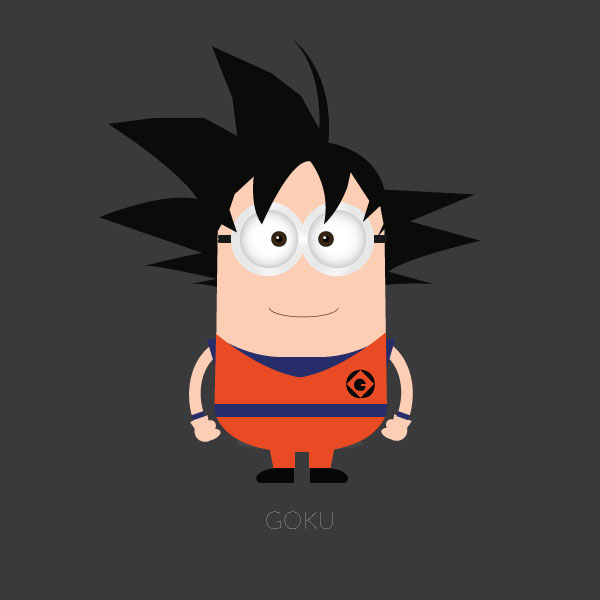 Vector illustration Goku image