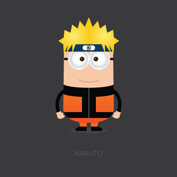 Vector illustration Naruto image