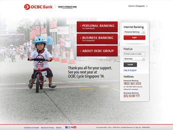 OCBC Bank website thumbnail