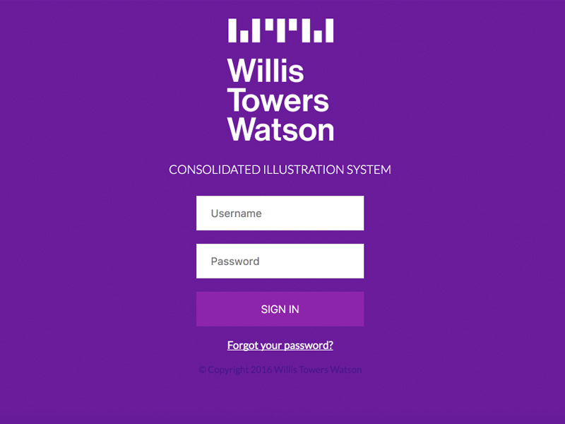 Willis Tower Watson application image
